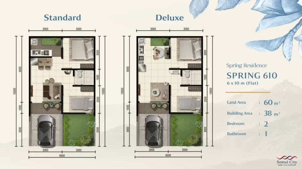 Floor plan for Spring 610 Flat
